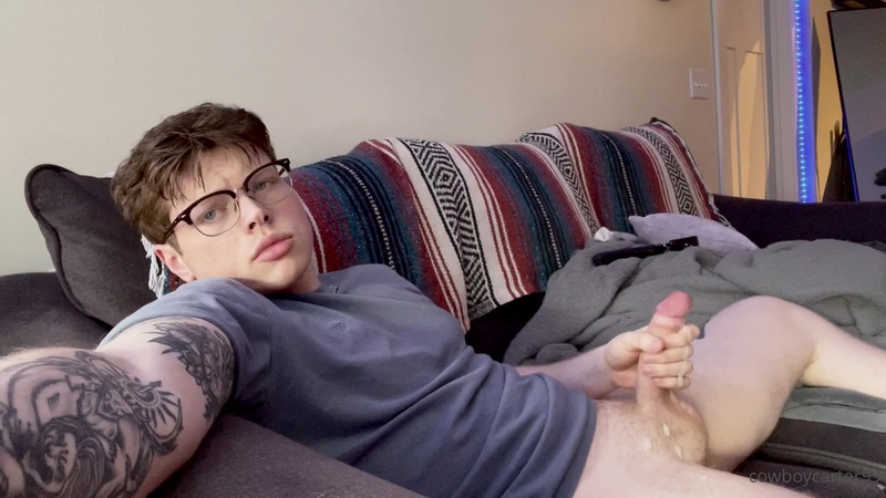 Jerking off hard and cumming cowboycarter99