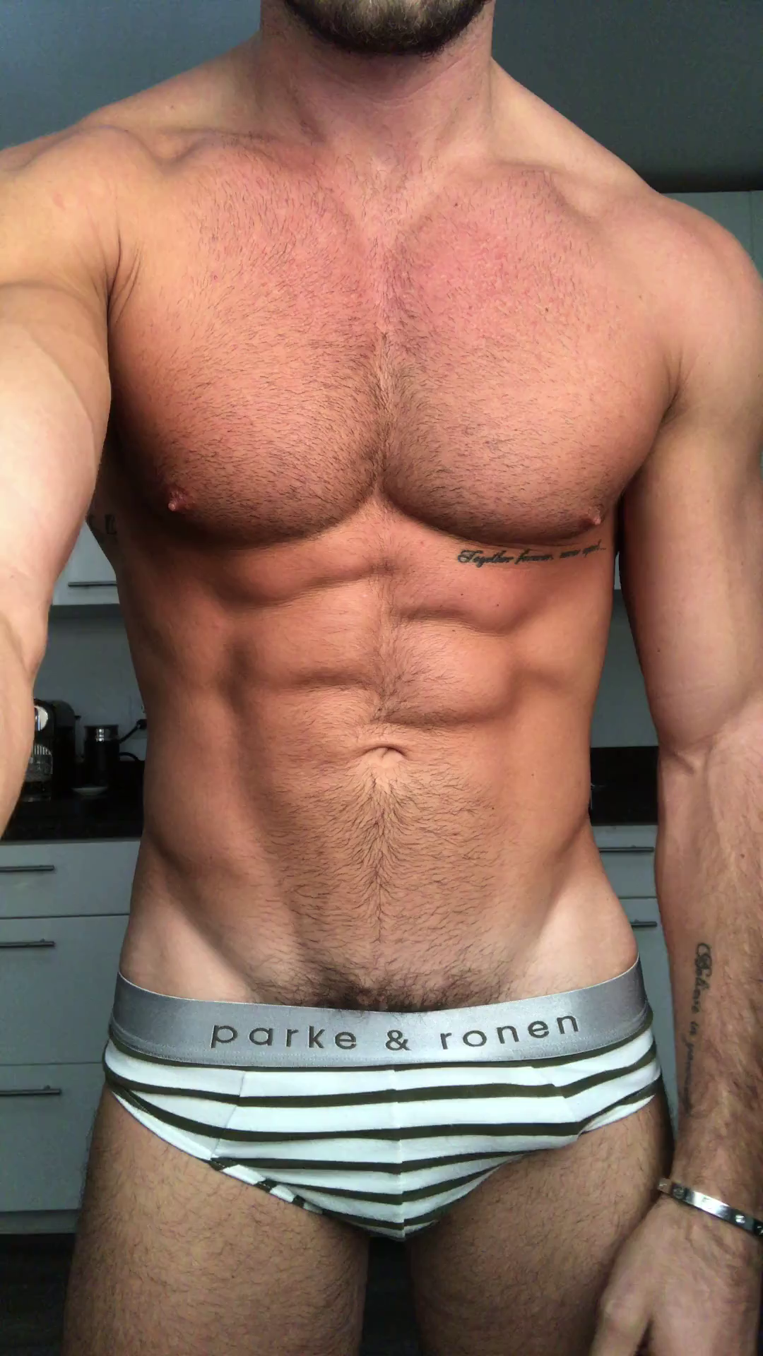 Anthony pecoraro showing off his body and teasing his cock